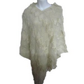 Knitted Acrylic Wholesale Poncho for Women